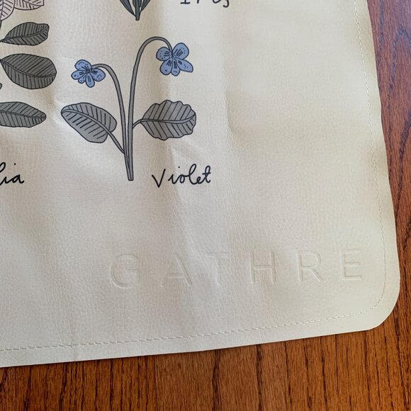 Gathre 'Fleur' Floral High Chair Mat Tapestry | 38" x 38" - Picture 5 of 8